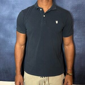 Navy Blue Penguin Dress Shirt